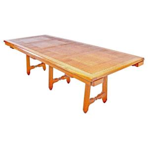 Guillerme Et Chambron Exceptional Very Large Table "gustave", Your House Edition 1970