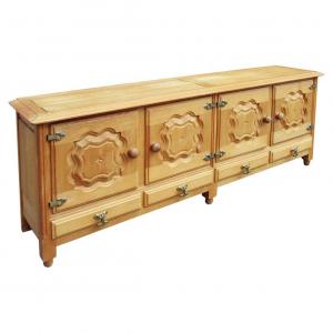 Guillerme Et Chambron Large Buffet "lorrain", Your House Edition Circa 1970