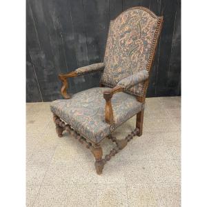 An Old Louis XIII Period Armchair