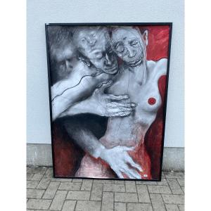 Cecile Minot, Oil On Canvas, Signed, Dated