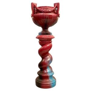 Important (166cm) Complete Attributed To Massier, Vallauris Circa 1900