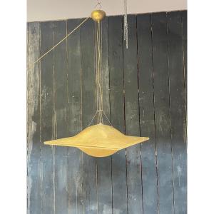 Space Age Fiberglass Chandelier Circa 1960/1970, 200 Cm Chain