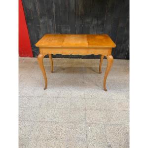 Art Deco Sycamore Dressing Table In The Style Of René Prou Circa 1940