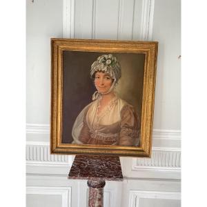 Portrait Of A Lady Of Quality With A Headdress
