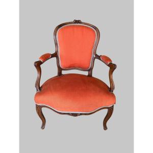 Important Louis XV Cabriolet Armchair 