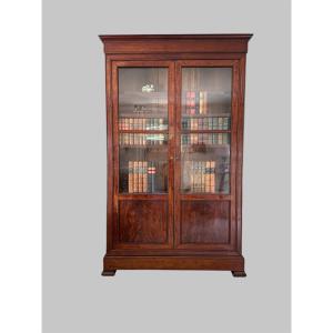 Restoration Period Mahogany Bookcase