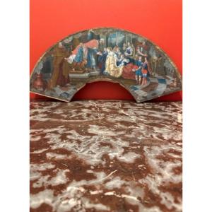 Tempera On Paper: “the Fainting Of Esther” By Antoine Coypel