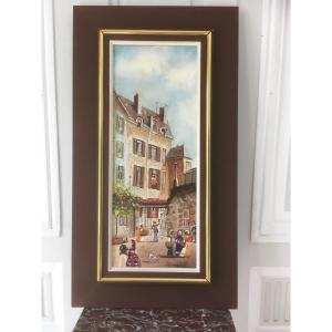 Oil On Canvas Signed By Claude Tabet