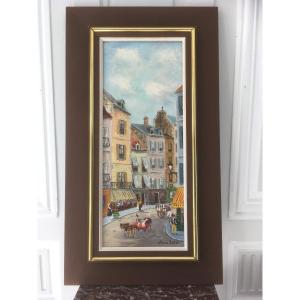 Oil On Canvas Signed By Claude Tabet