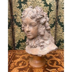 Earthen Bust Representing The Great Dauphin