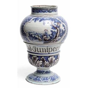Large 17th-century Earthenware Pharmacy Jar
