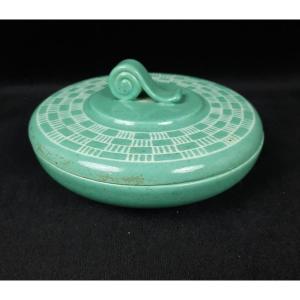Round Ceramic Box (20th Century)