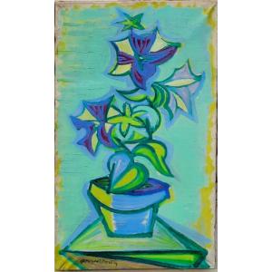 Georges Martin (1906-1962) - Oil On Canvas - Flowers