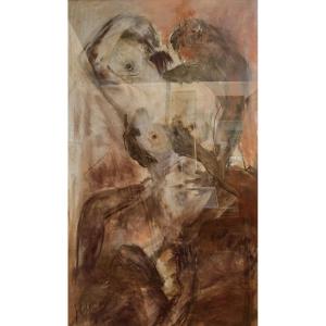 Audrey Hugard - Nude Drawing (20th Century)