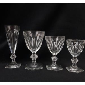 Baccarat - Set Of 4 X 12 Crystal Glasses - Harcourt Model