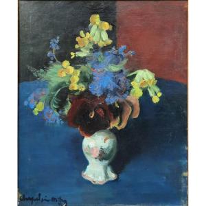 Roger Chapelain-midy (1904-1992) - Oil On Canvas - Still Life