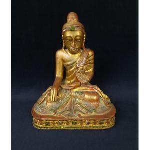 Wooden Buddha Sculpture 