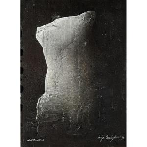 Luigi Castiglioni (1936–2003) - Acrylic On Marble Powder - Cat