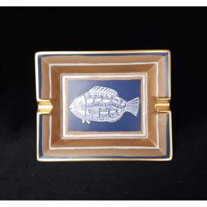 Hermès - Porcelain Ashtray - Fish
