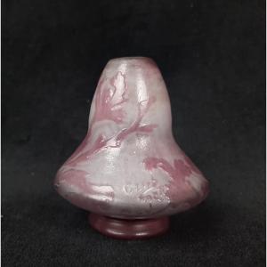 Croismare (muller) - Small Glass Vase (20th Century)