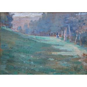Alexandre Rigotard (1871–1944) - Oil On Panel - Landscape