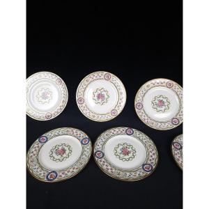 Haviland - Porcelain Dessert Plate Set