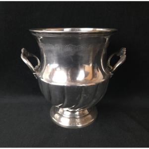 Silver-plated Metal Champagne Bucket (20th Century)