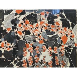 Natalia Dumitresco (1915-1997) - Ink On Paper - Abstract Composition