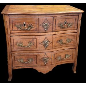 Louis XV Style Cherrywood Chest Of Drawers – 18th Century