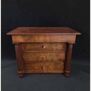 Miniature Wooden Chest Of Drawers – 20th Century