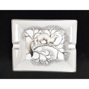 Hermès - Porcelain Ashtray - Ermine