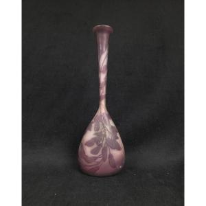 Gallé - Soliflore Wisteria Vase (20th Century)