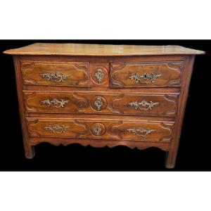 Parisian Wooden Chest Of Drawers (18th Century)