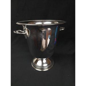 Silver-plated Metal Champagne Bucket (20th Century)