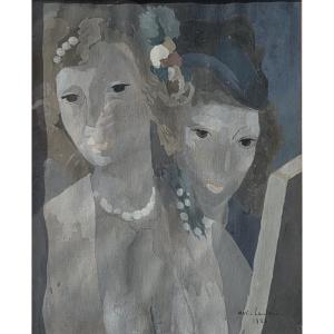 Marie Laurencin (1883-1956) - Stencil - Young Girls