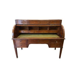 Directoire Period Mahogany Cylinder Desk (19th Century)