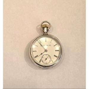 Elgin Nat'i Watch Co Pocket Watch - Silver - Coin Silver (19th Century)