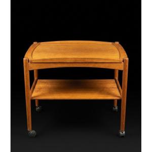 Wooden Side Table - Scandinavian Style (20th Century)