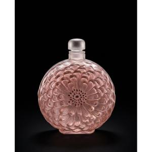 René Lalique - Dahlia No. 1 Bottle In Smoked Glass - 1931 