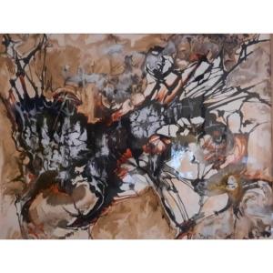 Pierre Segeron (1924-1989) - Abstract Watercolor