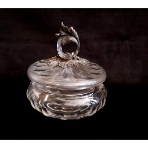 Crystal Box / Candy Box Signed Cristallerie De Lorraine 