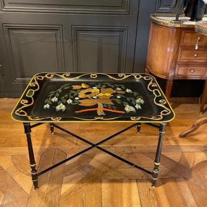 Painted Sheet Metal Coffee Table