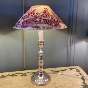 Silver Bronze Lamp