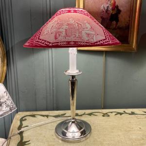 Silver Metal Lamp