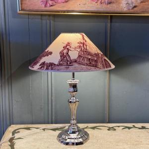 Silver Bronze Lamp