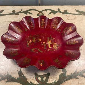 19th Century Paper Mache Basket