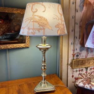 Brass Tripod Lamp, Height 64 Cm