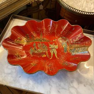 19th Century Paper Mache Basket