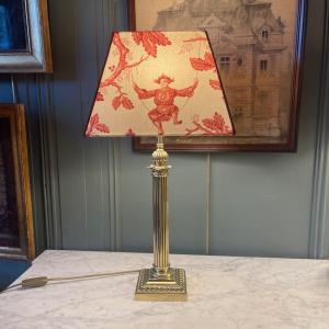 Bronze Lamp, Height 60 Cm