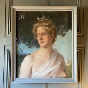 Diana The Huntress, Pastel